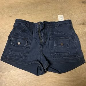 navy AF high waisted shorts